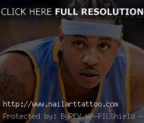 carmelo anthony tattoos