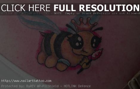 cartoon bumble bee tattoos