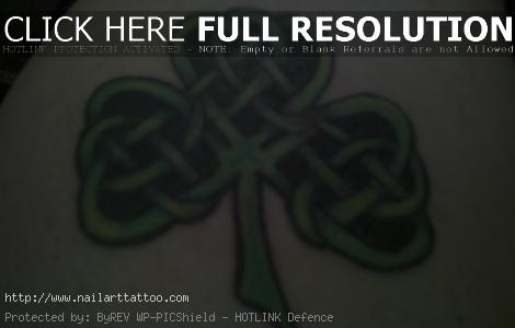 celtic clover tattoo