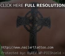 celtic cross tattoos for men