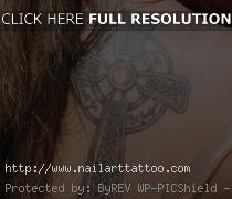 celtic cross tattoos for women