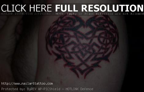 celtic heart tattoo