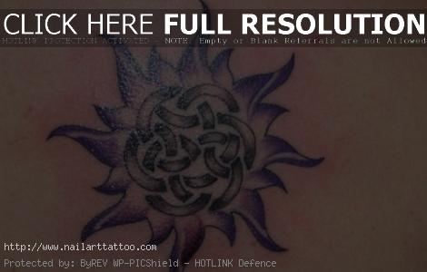 celtic sun tattoo designs for men