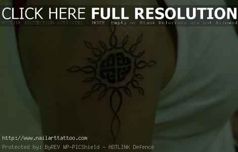 celtic sun tattoos designs