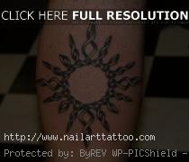 celtic sun tattoos for men
