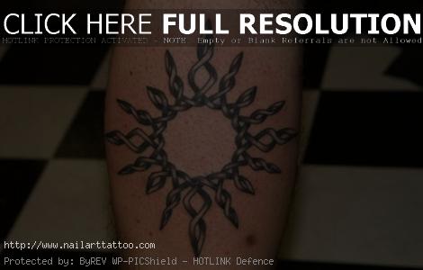 celtic sun tattoos for men