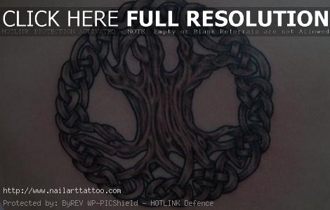 celtic tree of life tattoo arm