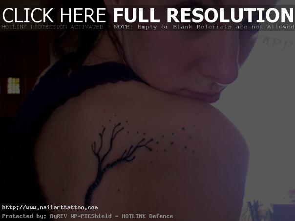 celtic tree tattoo shoulder