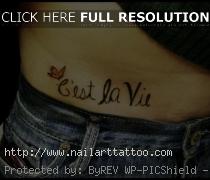 c’est la vie tattoo meaning