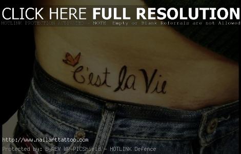 c’est la vie tattoo meaning