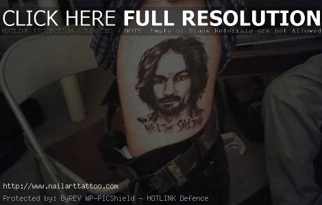 charles manson tattoo