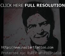 charlie sheen tattoos