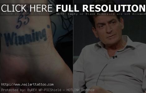 charlie sheen tattoos pictures