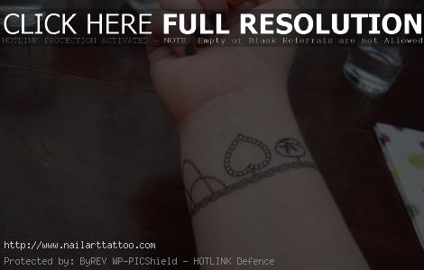 charm bracelet tattoo