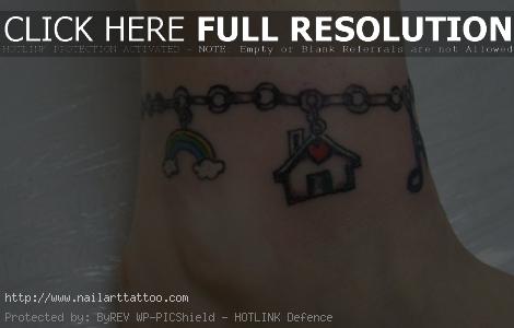 charm bracelet tattoos for girls