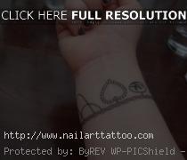 charm bracelet tattoos for wrist