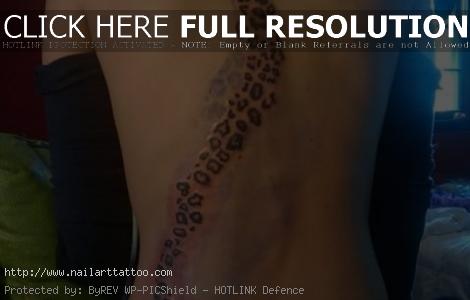 cheetah print tattoo designs for girls