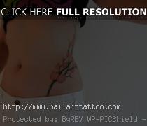 cherry blossom branch tattoo designs