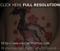 cherry blossom flower tattoo designs