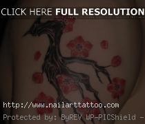 cherry blossom flower tattoo designs ideas