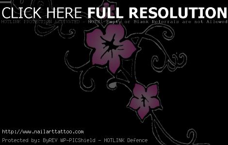 cherry blossom flower tattoo outline