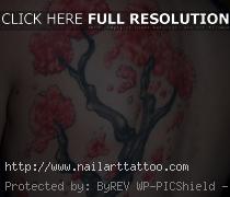 cherry blossom tree tattoos designs