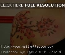 cherry blossoms tattoo