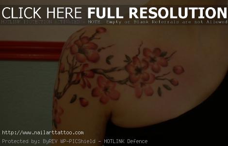 cherry blossoms tattoo