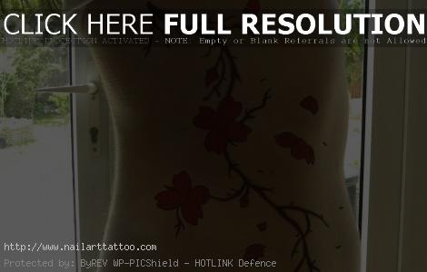 cherry blossoms tattoo designs