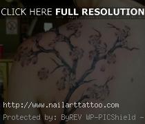 pics of cherry blossom tree tattoos