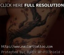cherry tree tattoo side