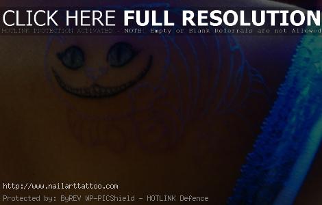 cheshire cat tattoo glow in the dark