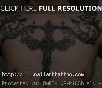 chest cross tattoos