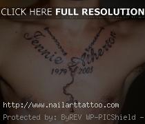 chest cross tattoos for men