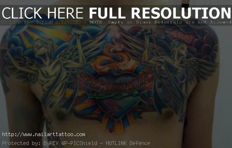 chest piece tattoo