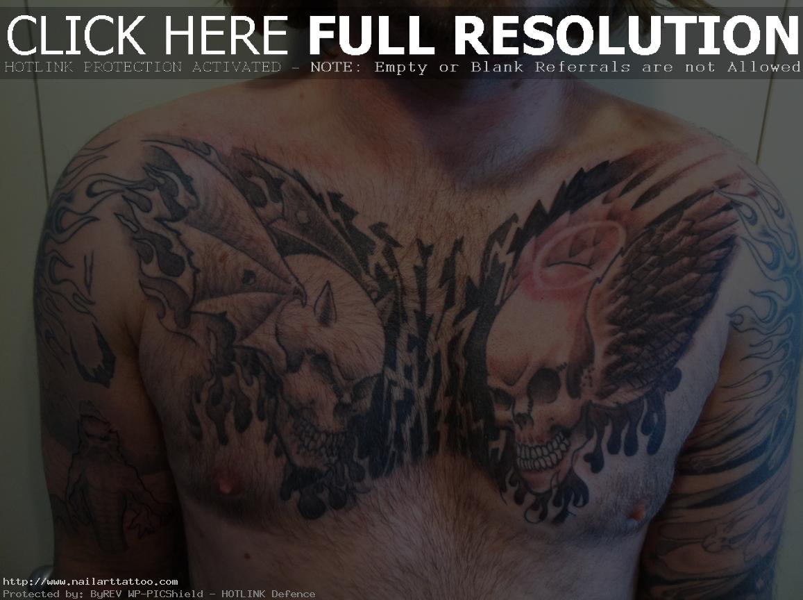 chest piece tattoos for females