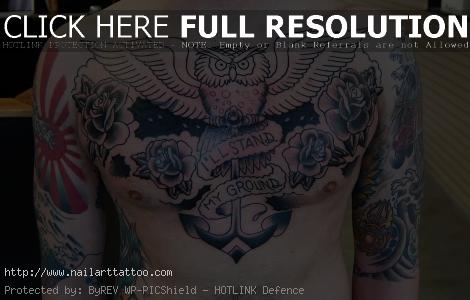 chest piece tattoos for guys