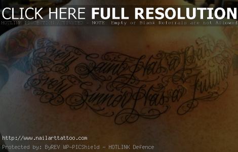 chest quote tattoos ideas