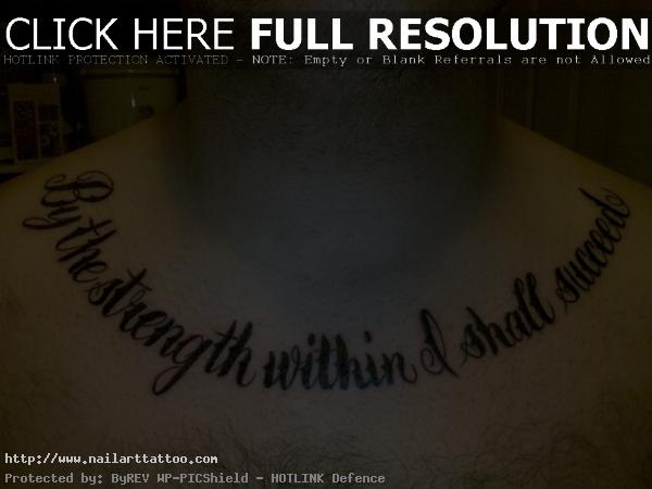 chest quote tattoos