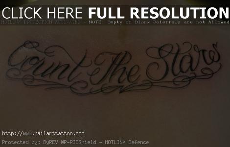 chest script tattoo ideas