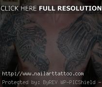 chest shoulder tattoo designs