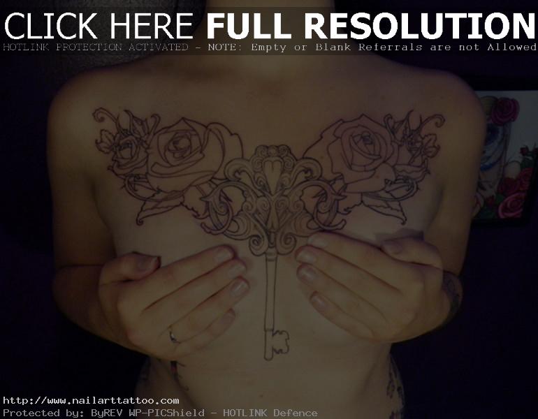 chest tattoo designs for girls