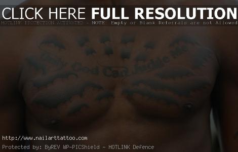 chest tattoo designs for men with clouds