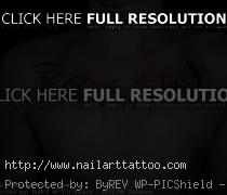 chest tattoo for men writing