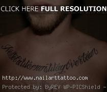 chest tattoo ideas quotes