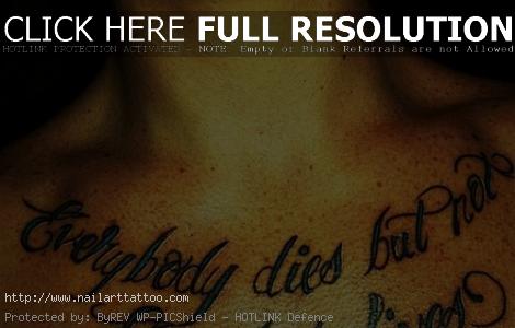 chest tattoo quotes about family