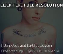 chest tattoo quotes women