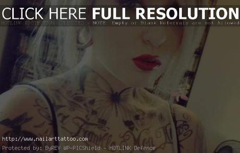 chest tattoos for girls ideas