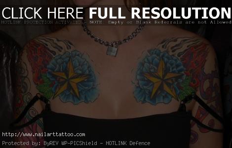 chest tattoos for girls pictures