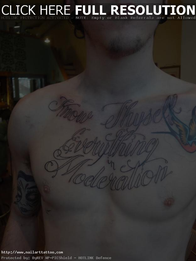 Side Chest Tattoo Quotes